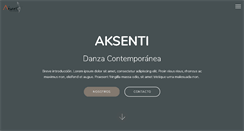 Desktop Screenshot of aksentidanza.com